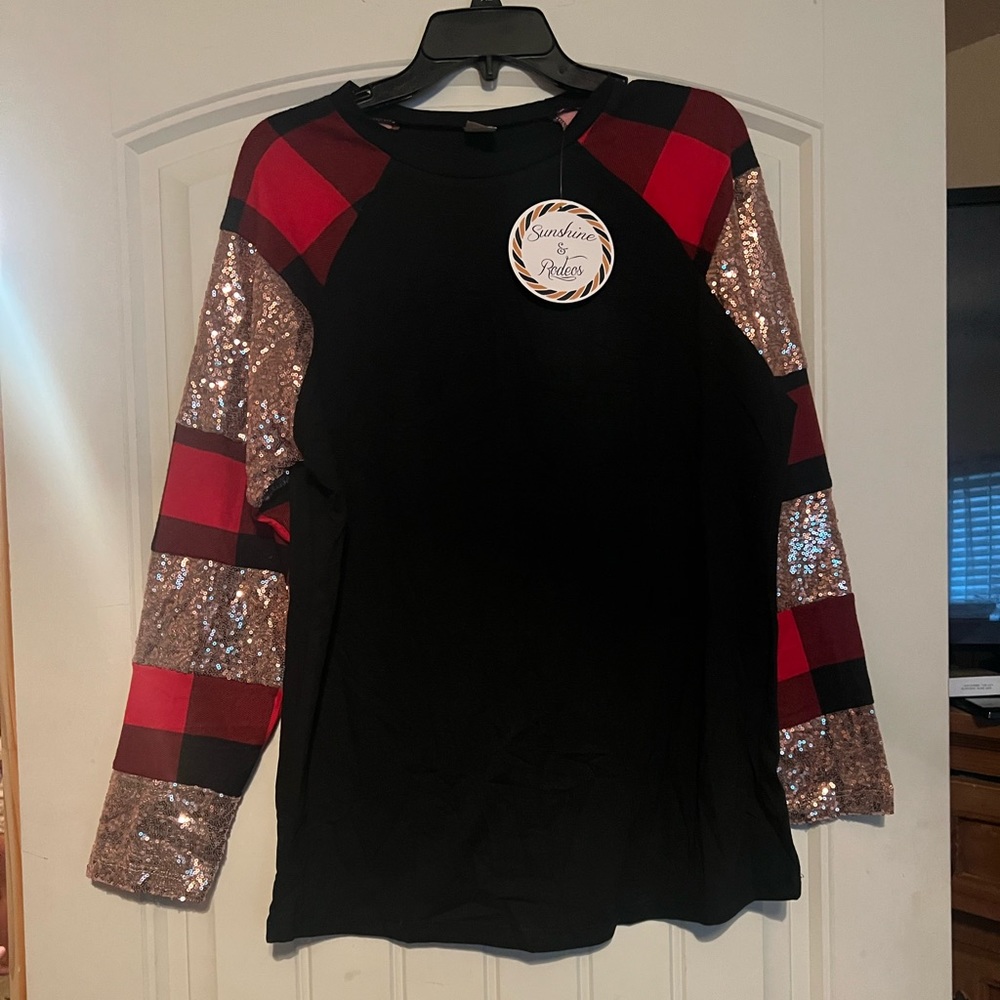 Brand new Buffalo plaid top